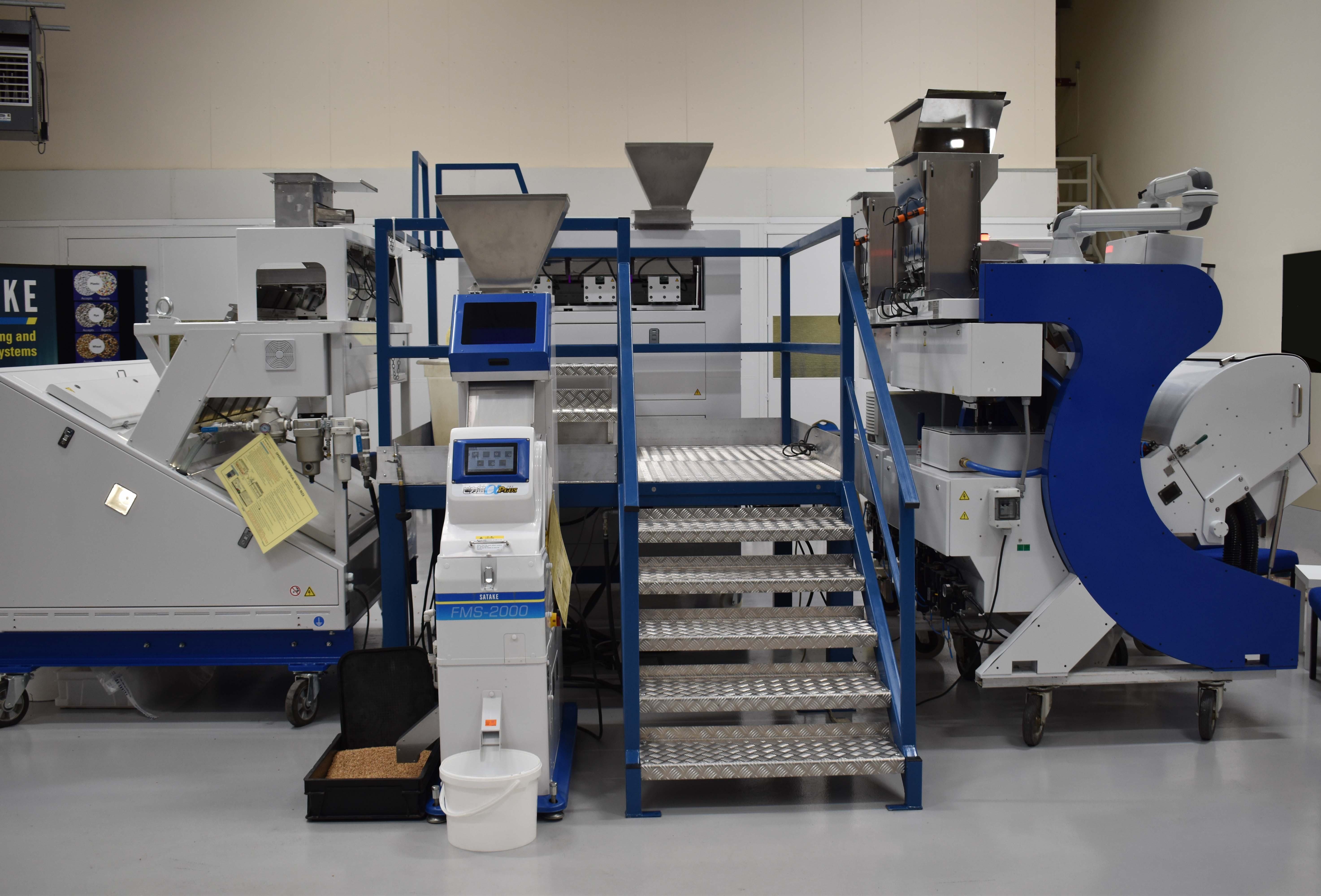 Satake Optical Sorting Test Facilities